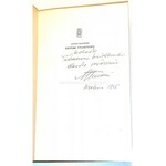 SŁONIMSKI - KRONIKI TYGODNIOWE  1927 - 1939 dedykacja, autograf