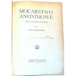 NOWACZYŃSKI- MOCARSTWO ANONIMOWE. Ankieta w sprawie żydowskiej wyd. 1921