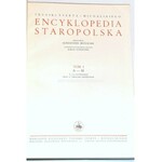 BRUCKNER- ENCYKLOPEDIA STAROPOLSKA oryginał TOM I-II [komplet] futerał