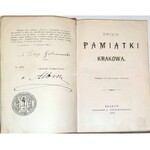 KLECZKOWSKI - ŚWIĘTE PAMIĄTKI KRAKOWA 1883r. 102 drzeworyty