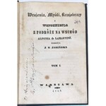 JASIŃSKI- WRAŻENIA, MYŚLI, KRAJOBRAZY I WSPOMNIENIA NA WSCHÓD ALFONSA DE LAMARTINE t.1,3,4