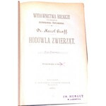 GRAFF- HODOWLA ZWIERZĄT  t.1 wyd. 1886 hodowla koni, ryciny