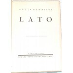 RUDNICKI- LATO wyd. 1938 dedykacja autora