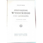 TOKARZ- SPRZYSIĘŻENIE WYSOCKIEGO I NOC LISTOPADOWA wyd. 1925