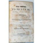 NIEMCEWICZ- DZIEJE PANOWANIA ZYGMUNTA III t.1-3 [komplet w 1 wol.] wyd. 1860r.