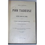 MICKIEWICZ- PAN TADEUSZ wyd. 1898r.  z 12 kartonami i 12 rysunkami Kazimierza Alchimowicza.