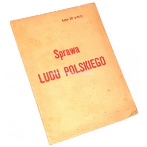 SPRAWA LUDU POLSKIEGO wyd. 1915