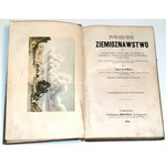HOFFMAN - POWSZECHNE ZIEMIOZNASTWO wyd. 1853, z 4 chromolitograficznymi rycinami i wielu drzeworytami