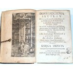 ROGALIŃSKI - DOSWIADCZENIA SKUTKOW RZECZY POD ZMYSŁY PODPADAIĄCYCH ks. 3, wyd. 1770