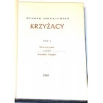 SIENKIEWICZ- KRZYŻACY t. I,II wyd. 1960 drzeworyty  TOEPFER