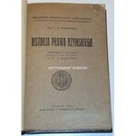 POKROWSKIJ- HISTORJA PRAWA RZYMSKIEGO T.1-2 [komplet współoprawny] wyd. 1927