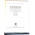 POTOCKI - RĘKOPIS ZNALEZIONY W SARAGOSSIE t.1-3 [komplet w 1 wol.] wyd. 1950r. ilustrował Antoni Uniechowski