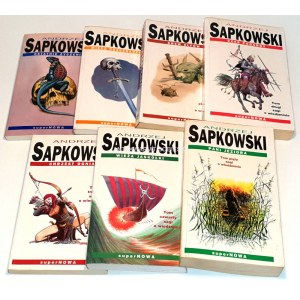 SAPKOWSKI - SAGA O WIEDŹMINIE biała seria 7wol. wyd.1