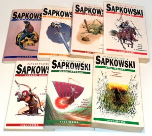 SAPKOWSKI - SAGA O WIEDŹMINIE biała seria 7wol. wyd.1