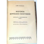 TROCKI- HISTORJA REWOLUCJI ROSYJSKIEJ. REWOLUCJA PAŹDZIERNIKOWA 1-2 wyd.1933-4