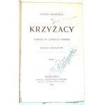 SIENKIEWICZ - KRZYŻACY pierwsze wydanie