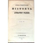 WISZNIEWSKI -  HISTORYA LITERATURY POLSKIEJ t. 1-10 w 9 wol. [komplet]