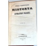 WISZNIEWSKI -  HISTORYA LITERATURY POLSKIEJ t. 1-10 w 9 wol. [komplet]