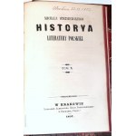 WISZNIEWSKI -  HISTORYA LITERATURY POLSKIEJ t. 1-10 w 9 wol. [komplet]