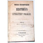 WISZNIEWSKI -  HISTORYA LITERATURY POLSKIEJ t. 1-10 w 9 wol. [komplet]