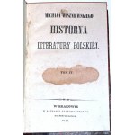 WISZNIEWSKI -  HISTORYA LITERATURY POLSKIEJ t. 1-10 w 9 wol. [komplet]