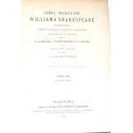 SHAKESPEARE- DZIEŁA DRAMATYCZNE SZEKSPIRA t.I-III wyd. 1875-7 drzeworyty
