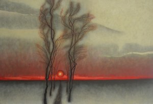 Dawid Zdobylak (Ur. 1993), Aleja drzew, zachód słońca2020