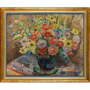 Charles Hiller, Flowers in a Vase, 1938