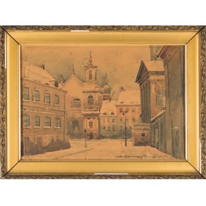 Stanisław Olszewski, Old Town in Warsaw, 1932