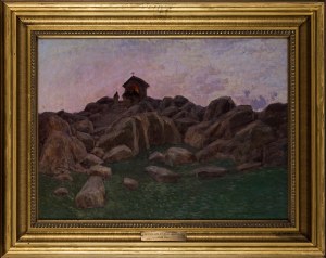 Bronisława Rychter - Janowska, Nokturn - Pejzaż z Sycylii (Monte Pellegrino), 1914