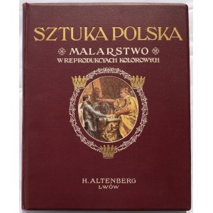 SZTUKA POLSKA ALBUM z 1908 r. ŁADNY EGZ.