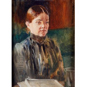 Jacek MALCZEWSKI (1854 Radom - 1929 Krakow), Portrait of Bronislawa Malczewska