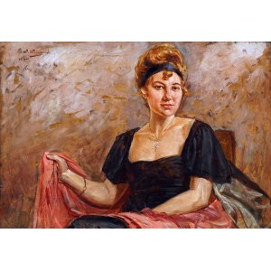 Wincenty WODZINOWSKI (1866 Igołomia k. Miechowa - Kraków 1940), Portret kobiety, 1919