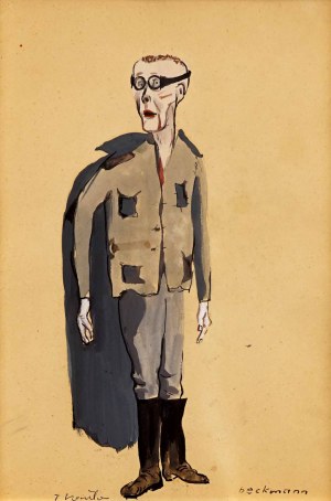 Tadeusz KANTOR (1915 Wielopole Skrzyńskie - 1990 Kraków), Heckmann - projekt kostiumu