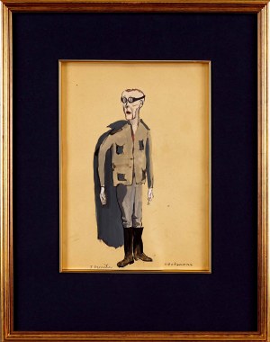 Tadeusz KANTOR (1915 Wielopole Skrzyńskie - 1990 Kraków), Heckmann - projekt kostiumu