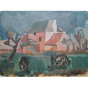 Henryk (Chaim) EPSTEIN (1890-1944), Widok fermy