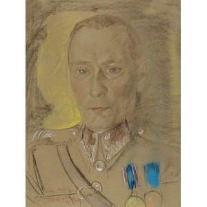 Stanisław Ignacy WITKIEWICZ - WITKACY (1885-1, Portret Franciszka Maciaka, 1934