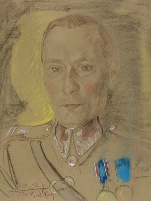 Stanisław Ignacy WITKIEWICZ - WITKACY (1885-1, Portret Franciszka Maciaka, 1934