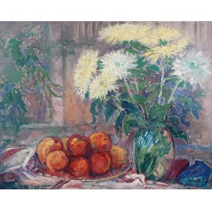 Jan CHWIERUT (1901-1973), Kwiaty i owoce