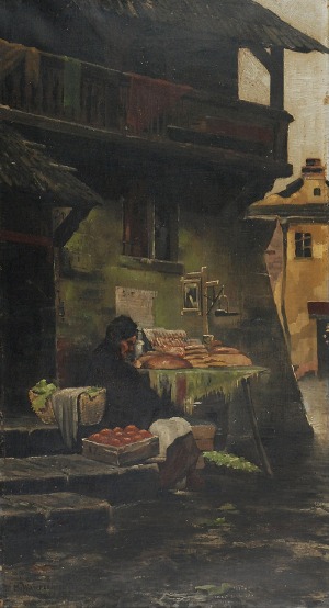 Marian Michał WAWRZENIECKI (1863-1943), Handlarka, 1887