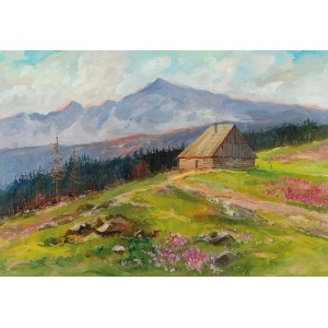 Leszek STAŃKO (1925-2011), Chata w górach, 2001