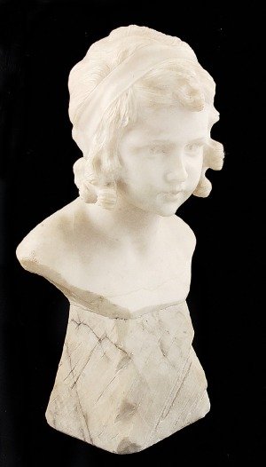 Vittorio POCHINI (XIX-XX), Popiersie dziewczynki