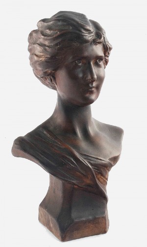 Constant ROUX (1865-1942), Popiersie młodej kobiety