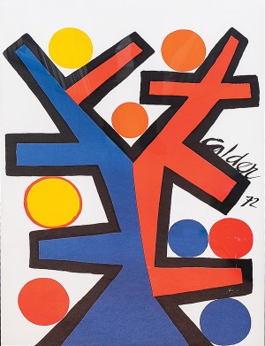 Aleksander Calder (1898 - 1976), ASYMETRIE, 1972 r.