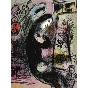 Marc Chagall (1887 - 1985), Inspired L’Inspiré, 1963