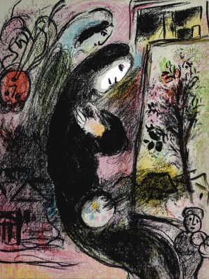 Marc Chagall (1887 - 1985), Inspired L’Inspiré, 1963