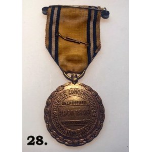 Belgijski Medal Pamiątkowy za Wojnę 1940–1945