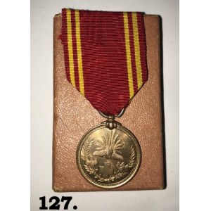 Medal Japońskiego Czerwonego Krzyża nadawany w Armii Mandżuko