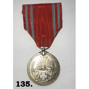 Srebrny Medal Japońskiego Czerwonego Krzyża (Navy ) dla mężczyzn z okresu II Wojny Światowej
