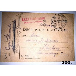 Węgierska karta poczty polowej 255